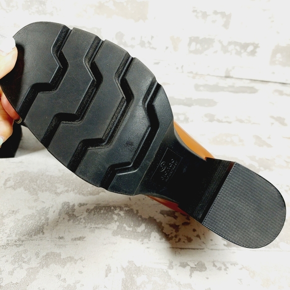 New Blondo Josie Brown Waterproof Square Toe Heeled Loafers T423 - Picture 7 of 11